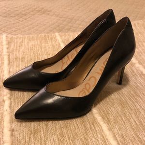 Sam Edelman Pointed-Toe Leather Pumps